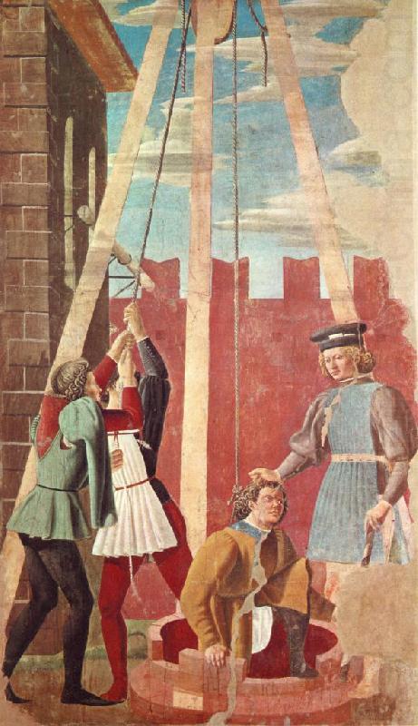 Piero della Francesca Torture of the Jew oil painting picture